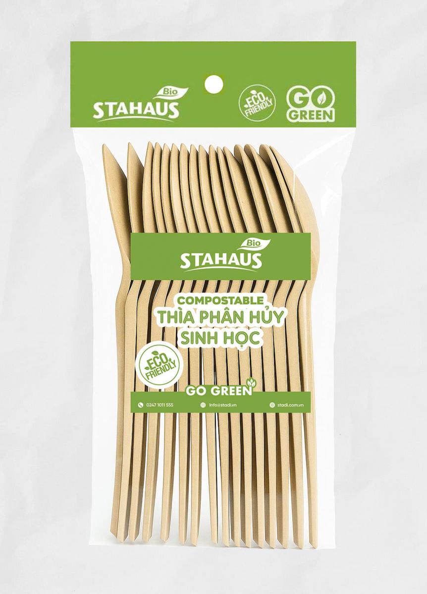 Thìa phân hủy sinh học Stahaus Bio
